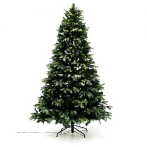 Nordic Winter kunstigt juletræ med lys - Mix - H 180 cm