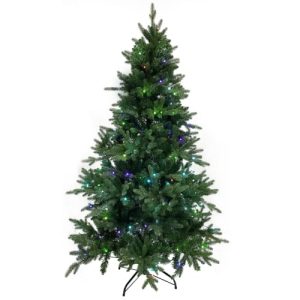 Kunstigt juletræ med 260 twinkly lys