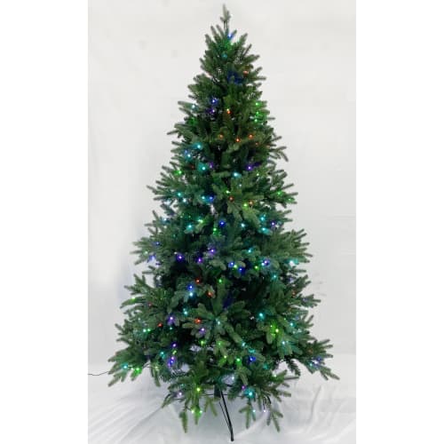 Kunstigt juletræ med 390 twinkly lys